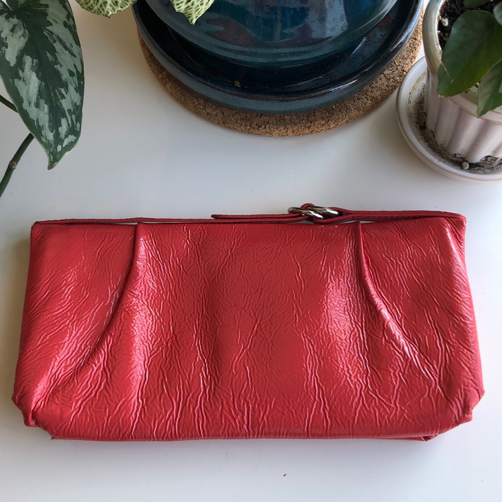 Hobo Clutch, Patent Leather